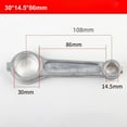 thumbnail image 4 of Air Compressor Connecting Rod Silver Tone Aluminum Alloy Air Pump Accessories B, 4 of 7