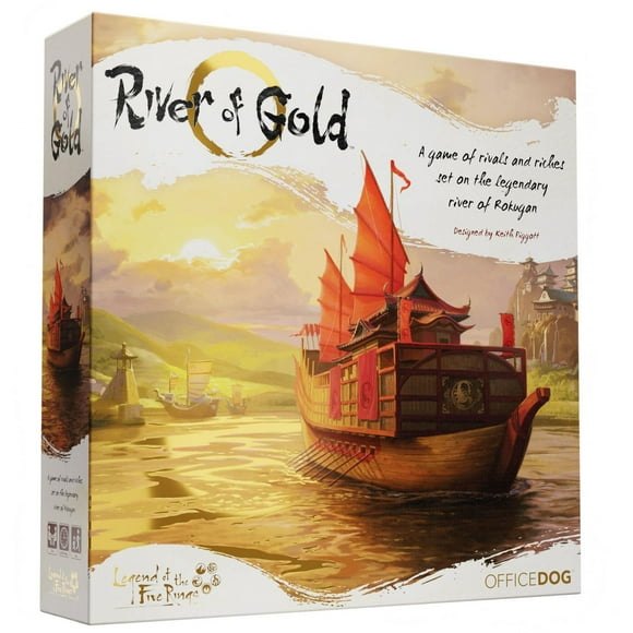Asmodee - Office Dog - River of Gold - Board Game - 1 to 4 Players - Ages 14 and Up