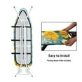 thumbnail image 4 of Kuiaobaty Sunflower Daisy Flower Wood Grain Ironing Board Cover Non-Slip Ironing Board Replacement Cover Protective Scorch Polyster with Elastic Edge Home & Kitchen Accessories, 4 of 5