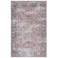 thumbnail image 3 of SAFAVIEH Tucson Sally Traditional Machine Washable Area Rug, 6' x 9', Pink/Beige, 3 of 15