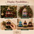 thumbnail image 7 of Layered Fabric Tree Ornament DIY Sewing Kit, DIY Quilted Christmas Tree Kit, 7 of 7