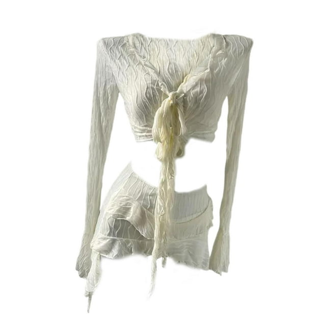 Traje de baño de mujer con cuello en V, conjunto de bikini para vacaciones, viajes, deportes acuáticos y .