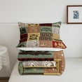 thumbnail image 5 of Retro Camper Quilt Set Happy Camping King Bedding Set Adults,Rv Camping Accessories Comforter Set For Travel Trailers Campers,Vintage Rustic Buffalo Plaid Bed Set 3 Pcs, 5 of 6
