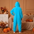 thumbnail image 4 of CQXIDFH Womens Onesie Pajamas Jumpsuit Printed Long Sleeve Jumpsuit Casual Pullover Pajama Onesie for Home Comfort & Relaxation Soft Comfortable Pajamas for Sleeping, 4 of 7