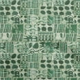 thumbnail image 1 of oneOone Polyester Spandex Green Fabric Aaian Batik Sewing Fabric By The Yard Printed Diy Clothing Sewing Supplies 56 Inch Wide, 1 of 4