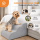 thumbnail image 4 of Escalera para Perro Poli Pets Gris de 3 Pasos Afelpada con Funda Removible y Agarradera, 4 of 8