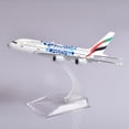 thumbnail image 5 of Emirates Airbus A380 Aircraft Diecast Metal 1/400 Scale Miniature Airplane Model Planes Drop shipping, 5 of 10