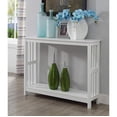 thumbnail image 3 of Pemberly Row Table Console Traditionnelle de Style Mission, Fini Bois Blanc, 3 of 3