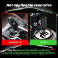 thumbnail image 3 of HAHDAXIA Shift Knob, 3.78" Aluminum Weighted Car Gear Stick Shifter Manual knobs Fit Universal Manual Transmission Vehicle with 4 Threaded Adapters M8 M10 M12 x 1.25, M10x1.5 (Red), 3 of 7