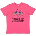thumbnail image 3 of Inktastic Military Veteran Daddy Proud Son Daughter Youth T-Shirt, 3 of 5