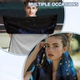 thumbnail image 6 of Bulopur Elegant Car Seat Towel for Women Butterfly Soft Sweat Carseat Protector with Storage Bag for Yoga Vacation Breathable Fit SUV Sedan Truck 1pcs, 6 of 8