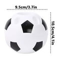 thumbnail image 2 of Clearance Office&Craft&Stationery under $5,Creative Round Football Multi Functional Pen Holder Desk Organizer For Student Dorm Small Decoration & Storage Bucket, 2 of 2