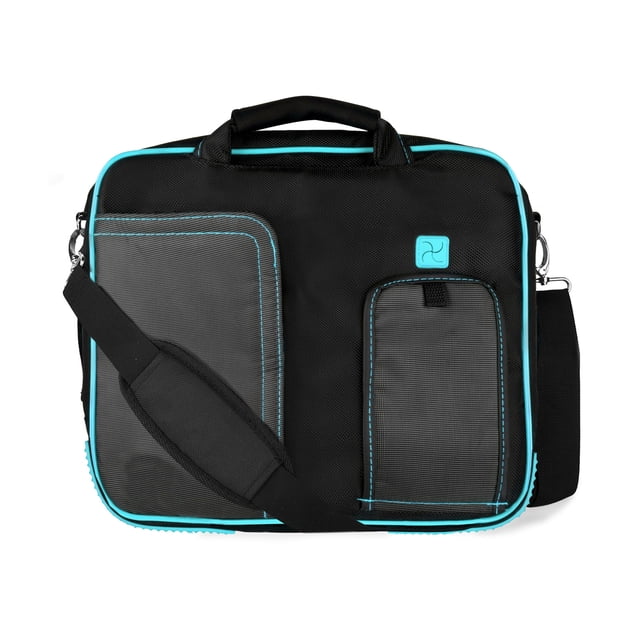 Water Resistant Spacious Large Work Bag Crossbody Sling Messenger Bag for Dell Latitude 12 5000 5289, Asus 12" Laptop, HP Chromebook X360, iPad Pro 11