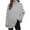 Gray, variant on PuLe Sweaters for Women Womens Pullover Sweaters Batwing Long Sleeve Crewneck Casual Loose Knit Jumper Tops with Buttons
