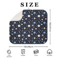 thumbnail image 4 of Pioneer Flower Floral Print Pattern Kitchen Dish Drying Mat 1 Pack, Ultra Absorbent Microfiber Drainer Mat, 16"x18", 4 of 6