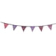 thumbnail image 4 of Banderines de Arpillera Macarena Decoración Vintage 6-10 Banderas Banner Tela de Arpillera Rústica, 4 of 8