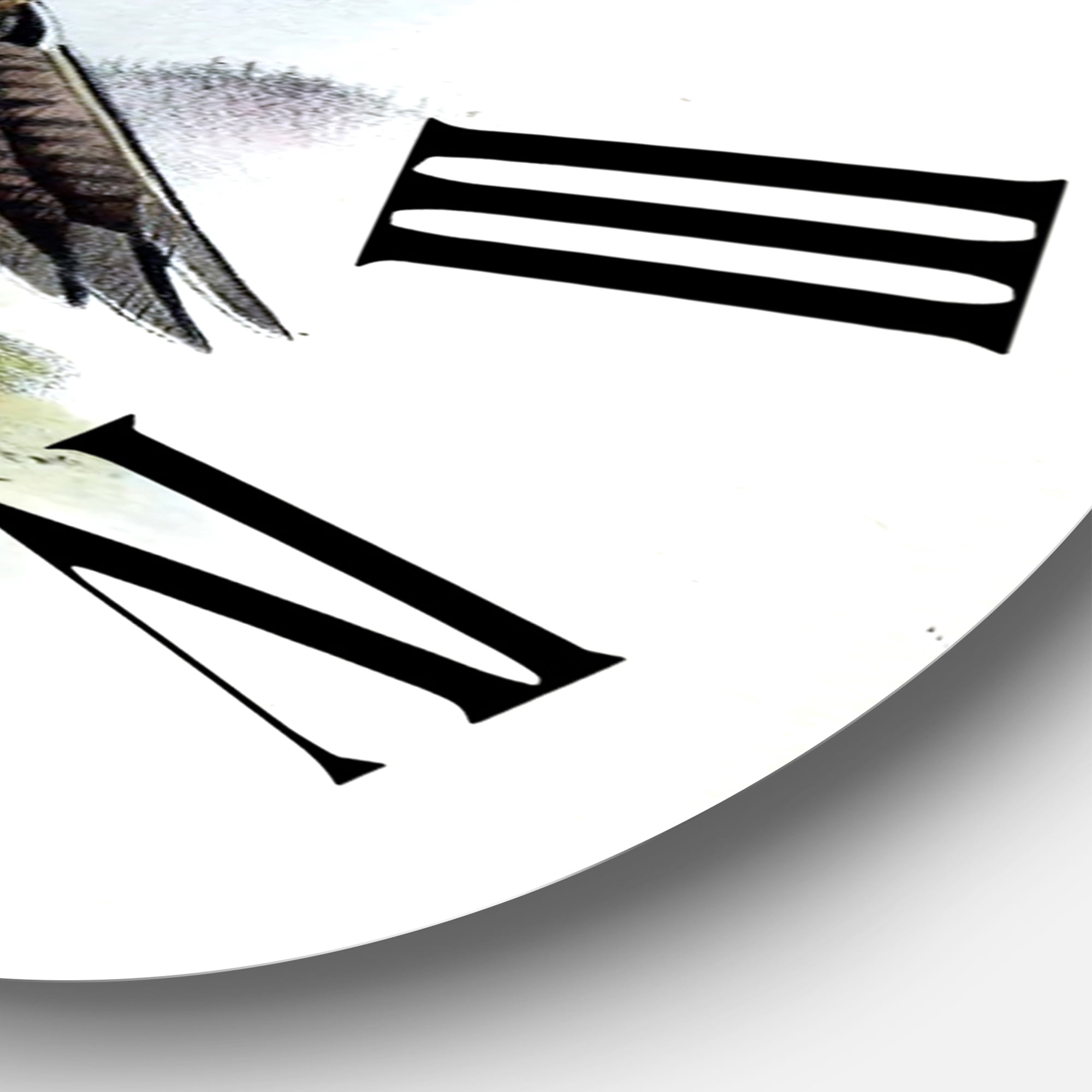 Designart 1 in Quartz Traditional Wall Clock