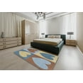 thumbnail image 5 of Ahgly Company Machine Washable Indoor Rectangle Transitional Carbon Gray Area Rugs, 5' x 7', 5 of 7