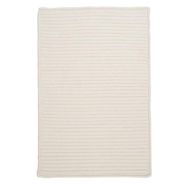 Colonial Mills Tapis H141R096X132S Simply Home Uni - Blanc 8 Pi. X 11 Pi. Tapis Tressé