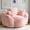 Pink, variant on GOODONE Floral Shaped Bean Bag Chair,Oversized Bean bag Sofa with 3 Pillows,Ultra Soft Plush Reading Chair,Floor Sofa Suitable for Living Rooms and Bedrooms,Pink