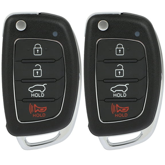 cciyu Remote Key Fob 2016-2018 Fit for Hyundai Tucson 1.6L 2015-2019 Fit for Hyundai Tucson 2.0L 4 Buttons TQ8-RKE-4F25