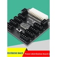 thumbnail image 2 of Adaptador Placa Ruptura Fuente Alimentación ATX 4 Pines + 6 Pines para Conector PC Minería, 2 of 9