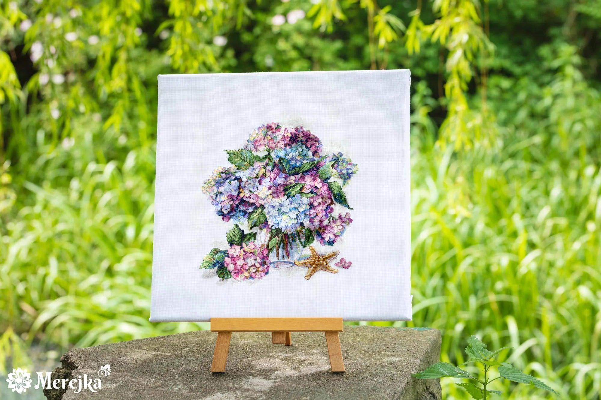 Hydrangea K-178 Merejka Counted Cross-Stitch Kit