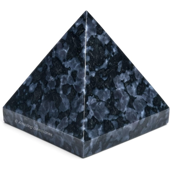 Indigo Gabbro Pyramid Crystal Healing Stones - 1.5" Inch