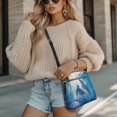 thumbnail image 4 of HELLHERO Dolphins Sling Bag Satchel Bag, Waterproof Lightweight Purse Satchel Durable for Daily Travel Use, 4 of 7
