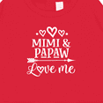 thumbnail image 3 of Inktastic Mimi and Papaw Grandchild Baby Sweatshirt, 3 of 4