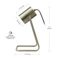 thumbnail image 4 of Globe Electric 14" LED Matte Swing Arm Desk Lamp with Shades, 4 of 12