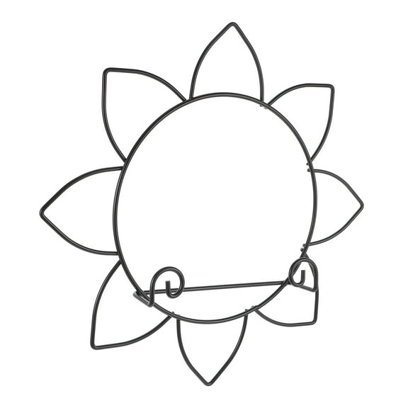 unbranded Wall Mounted Display Easel Plate Stands for The Wrought Iron Hanging Rack