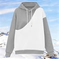 thumbnail image 2 of XIYON Cat Pouch Hoodie For Women Kangaroo Pocket Dog Pouch Hooded Sweatshirts Pet Carrier Pullover Animal Holder Long Sleeve Tops For Fall Winter Comfort, 2 of 5