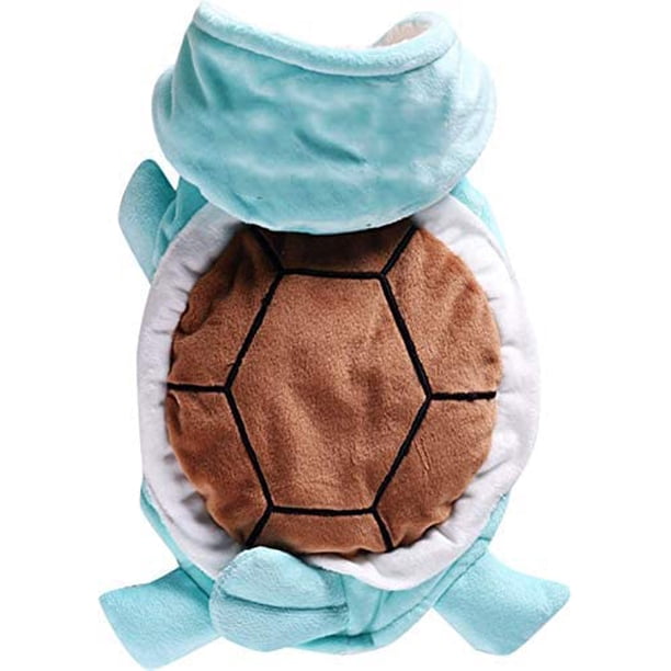 ChezAbby Divertidos Disfraces de Perro Gato Tortuga Halloween Navidad Ropa de Cosplay para Mascotas Adorable Pijama de Franela para Perros Traje de Velet Suave Ropa para Cachorros Suéter de Lana para