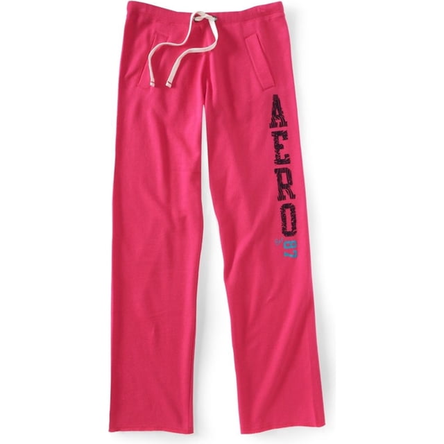 Pantalones de chándal Aeropostale para mujer Boyfriend Animal Print rosa grande