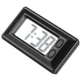 thumbnail image 3 of RELOJ DIGITAL LCD, RELOJ DIGITAL PARA SALPICADERO DE COCHE, PANTALLA LCD FÁCIL DE LEER, RECORDATORIO PORTÁL PARA USO ESCRITO O VEHÍCULO, NEGRO, PARA COCHE, OFICINA,, 3 of 7