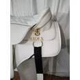 thumbnail image 3 of RIDEX White Horse Saddle| Racing Riding Horse Saddle Tack Stirrups Treeless Synthetic Bareback Extra Panel Horse Tack Saddle – Lightweight[ Size: 14.5], 3 of 4