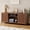 Rattan-Brown, variant on Wirrytor 79 In TV Stand with 90° Rotating Cabinets, Long Entertainment Center with Storage for 50-70 Inch TVs, Media Console with Drawers, Adjustable Shelves, Cable Management for Living Room,White