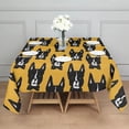 thumbnail image 3 of Boston Terrier Square Tablecloth,Waterproof Square Table Cover,Wipeable Spillproof Washable Table Cover for Home Kitchen Party Decor 60"x60"(152x152cm), 3 of 6