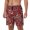Black, variant on Snake pattern Mens Swim Trunks with Compression Liner Stretch Beach Shorts Quick Dry with Zipper Pockets No-Chafing Board Shorts-Small