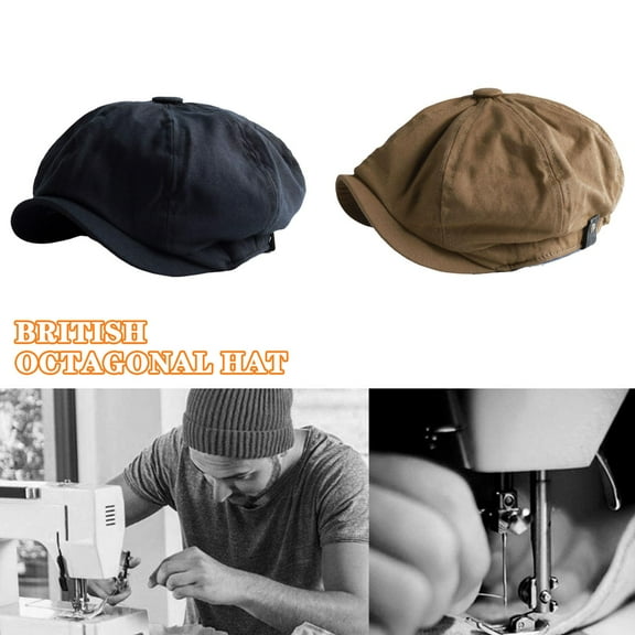 SSKFHGI Retro British Newsboy Hat Mens Beret Painter Hat Hat