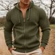 thumbnail image 1 of MHFRRA Sudadera con Capucha de Invierno de Manga Larga de Color Liso con Estampado de Cuadros para Uso Informal, Cómoda y Cálida Verde militar, 1 of 3