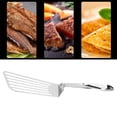 thumbnail image 6 of Durable 304 Stainless Steel Slotted Turner - Ergonomic Design for Comfortable Grip - Ideal for Steaks, Burgers, Fish - Kitchen Cooking Tool, 6 of 9
