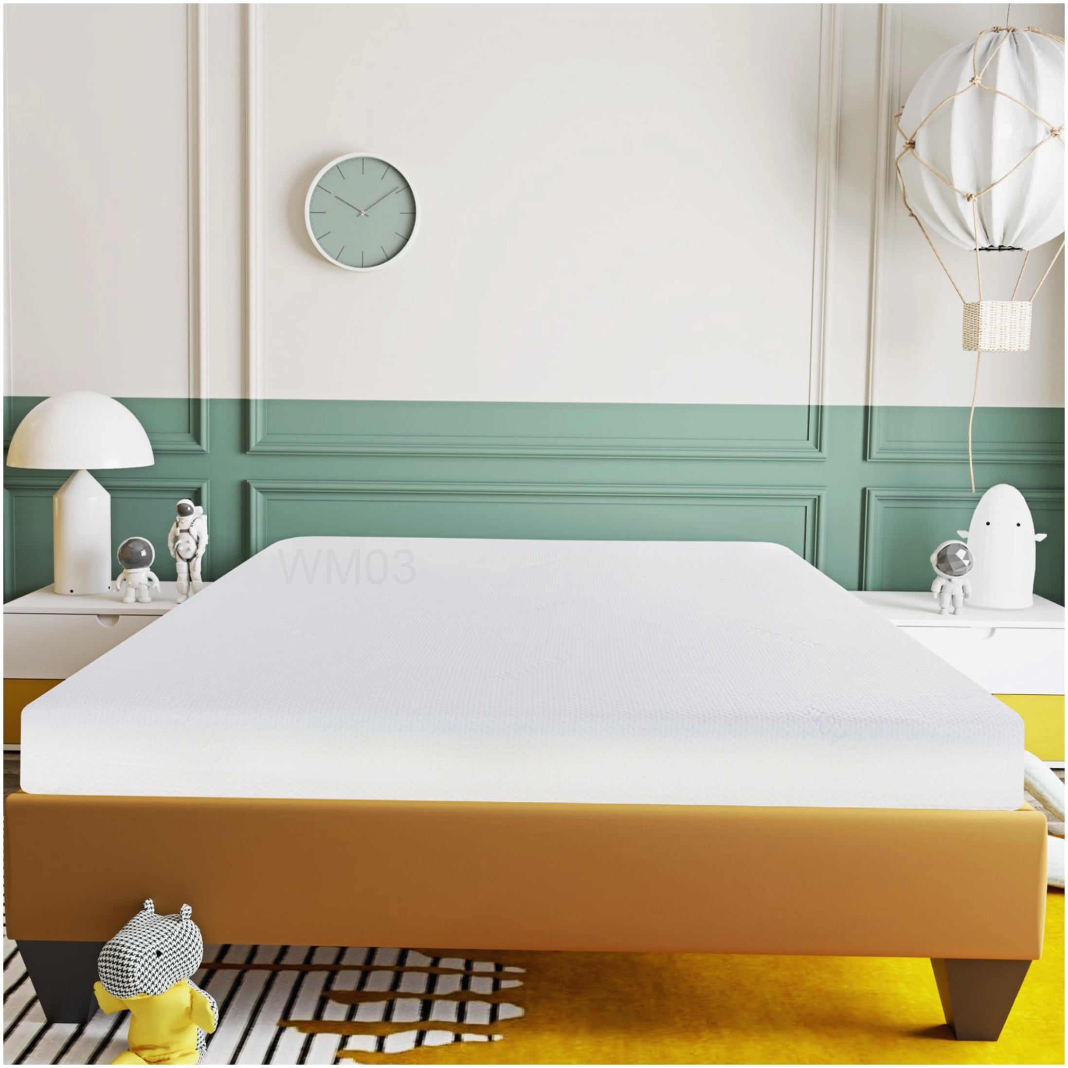 CHAMPFLAG Full Size Mattress 6 Inch Gel Memory Foam, Medium Firm Feel, CertiPUR-US Certified for Cool & Supportive Sleep, Ships in a Box