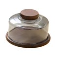 thumbnail image 2 of Soporte para tartas con tapa de cúpula, expositor, bandeja para servir postres y decorar Gris, 2 of 9