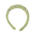 thumbnail image 4 of Unique Bargains 1 Pc Color Dot Wool Braided Headbands Green, 4 of 6