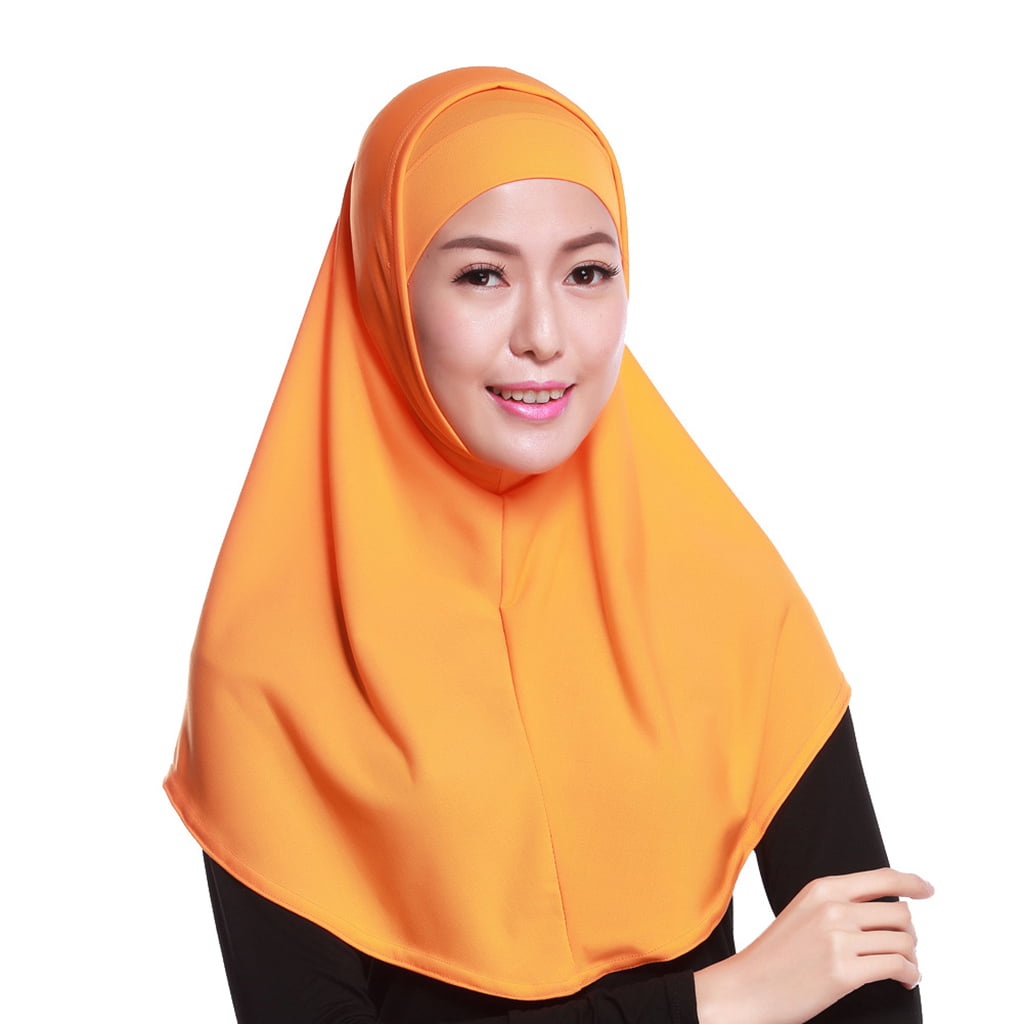 GladThink Womens Muslim Mini Hijab Caps Islamic Scarf 4 Pieces Set No.1