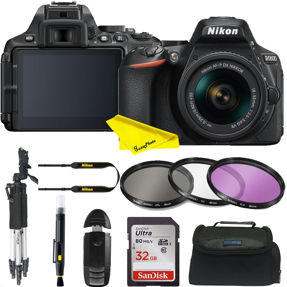Nikon D5600 DSLR Camera with 1855mm Lens +24.2MP DXformat CMOS sensor