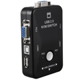 thumbnail image 3 of 2X Commutateur USB 2.0 Kvm 2 Ports USB Switcher 1920 x 1440 VGA Svga Switch Splitter Box pour Partage d'Ordinateur Moniteur Clavier, 3 of 5