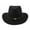 Black, variant on AWZXDE Unisex Western Cowboy Wide Brim Sun Hat for Men Women Outdoor